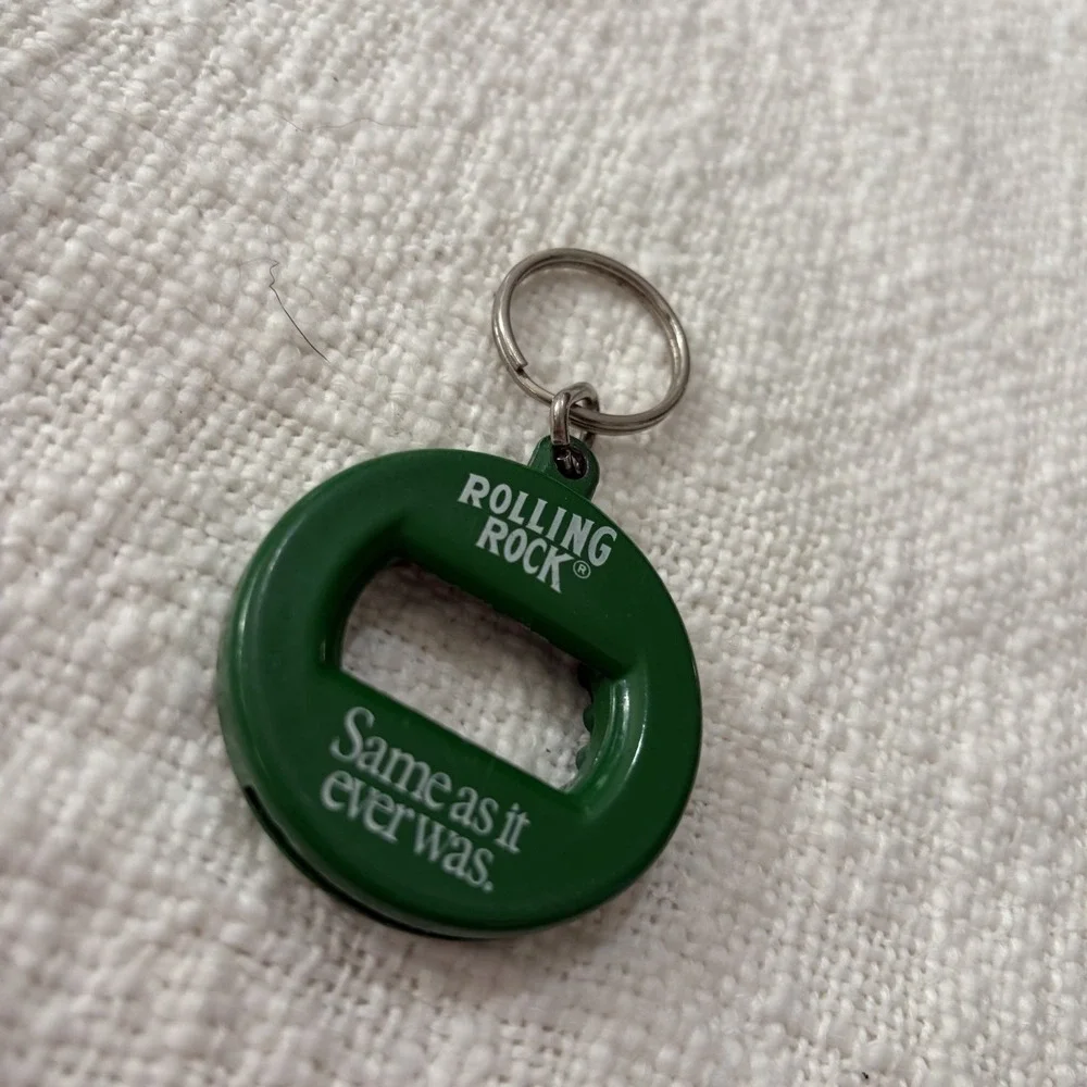 Rolling Rock Beer Bottle Opener Keychain 2